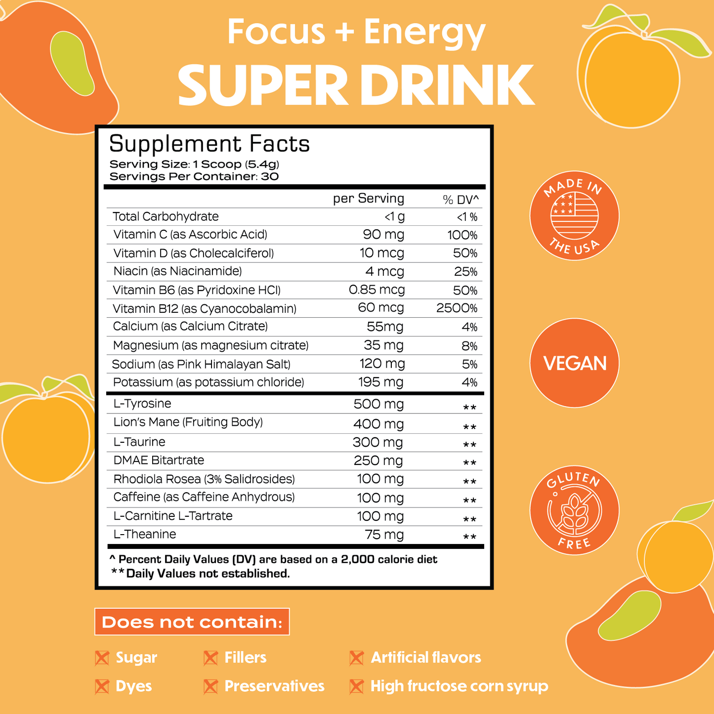 Peach Mango Super Drink