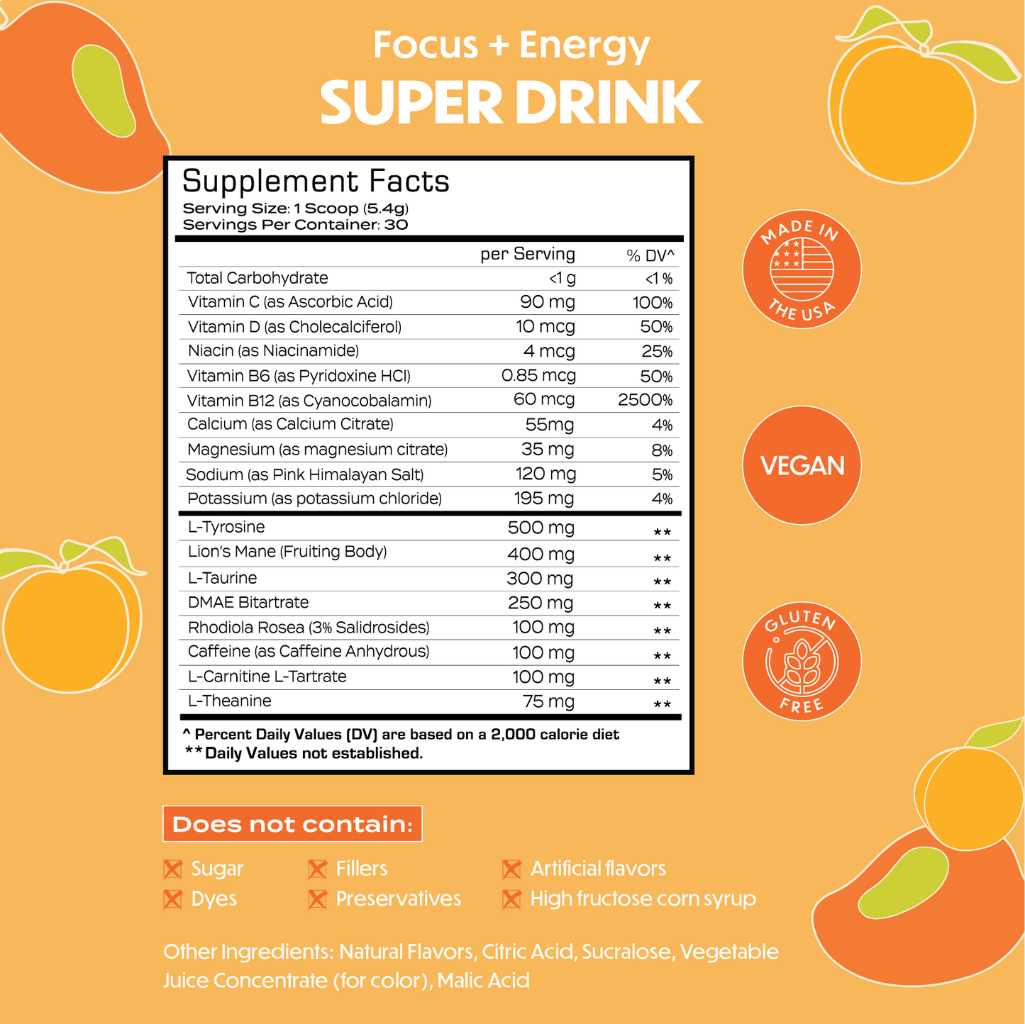 Peach Mango Super Drink